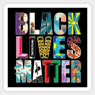 Black Lives Matter Mural Art Sticker